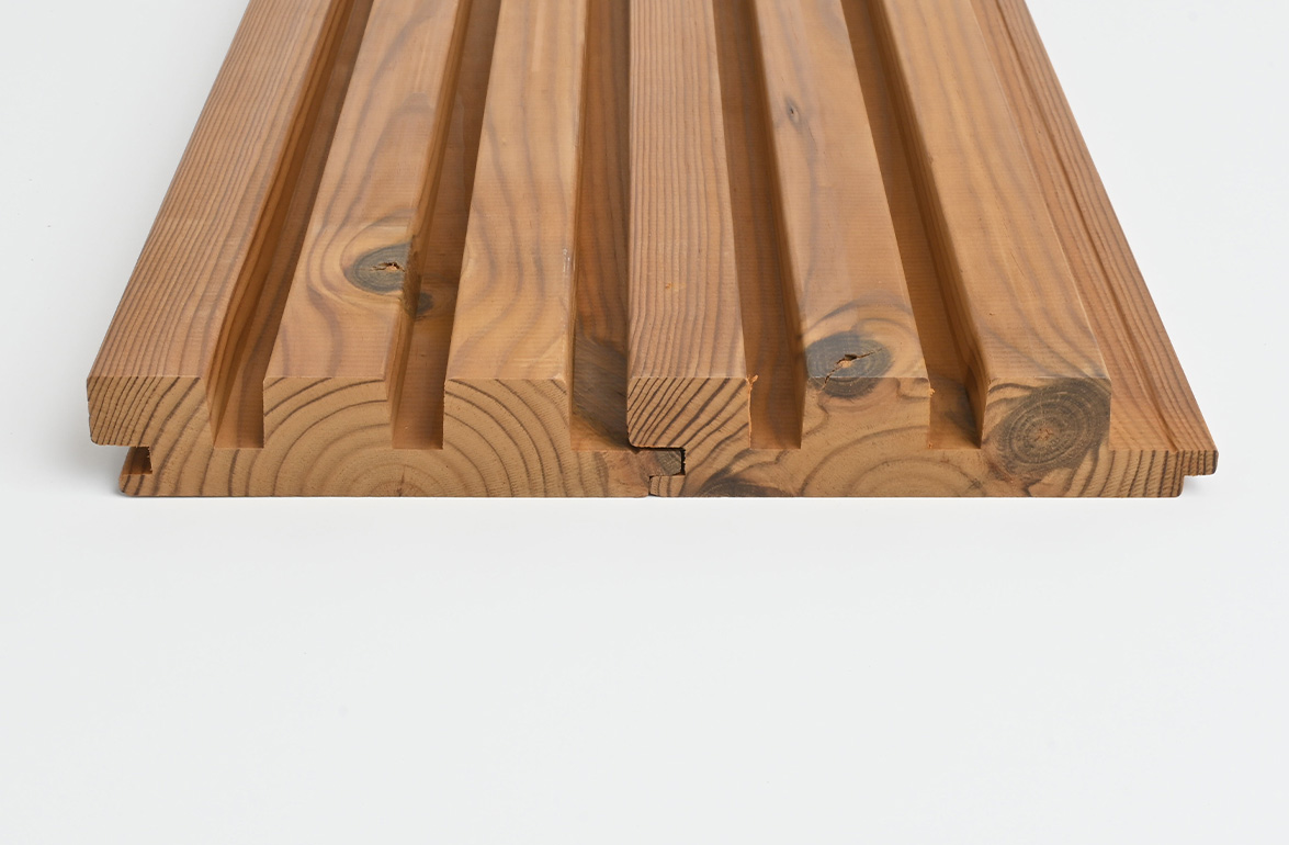 Thermory ThermoWood, Fyr, KEF C65, 70% PEFC